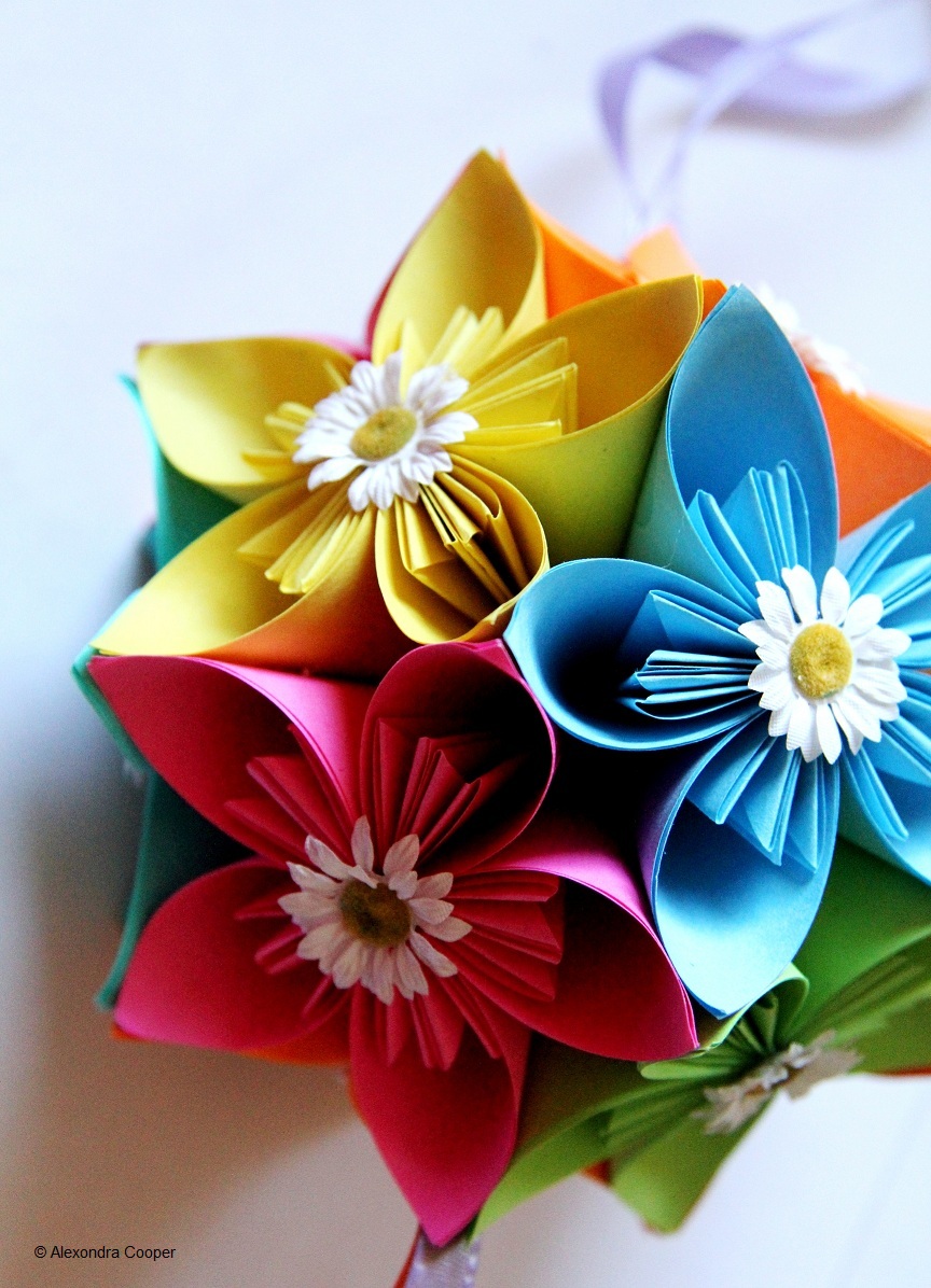 Kusudama kusudama  origami  Banarama.de  regenbogen Regenbogen